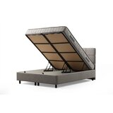 Hanah home Vitalia 90 x 190 - Light Grey Light Grey Single Bed Base & Headboard | ePonuda.com