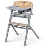 Kinderkraft Hranilica Livy Wood + njihaljka Calmee siva | Shoptok.si