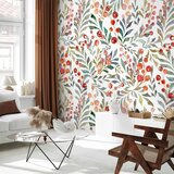  Foto tapeta - Leaves of Red Berries 150x105 | shoptok.hr