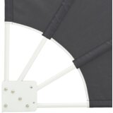 vidaXL Zaslon za zasebnost na balkonu Črna 115 x 115 cm blago | Shoptok.si