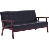  2-dijelni set sofa od umjetne kože crni | shoptok.hr