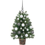 vidaXL Umestno božično drevo med 150 LED Zelena 65 cm PE in PVC | Shoptok.si
