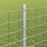  Stup za ogradu 44 pcs Srebrno 160 cm Čelik | shoptok.hr