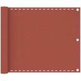 Balkonski zastor terakota 75 x 500 cm HDPE | shoptok.hr
