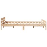  Okvir kreveta bez madraca 120 x 190 cm od masivne borovine | shoptok.hr