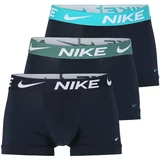 Nike Športne spodnjice mornarska / azur / zelena / bela