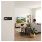  Meteostanica sa LCD ekranom u boji i budilnikom, 5V, 3xAAA + 2xAA, crna | Eponuda.com