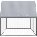  Kokošnjak srebrn in siv 3x2x2 m pocinkano jeklo | Shoptok.si