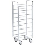 HelgeNyberg ESD-voziček za pladnje in zaboje, DxŠxV 670 x 465 x 1585 mm, za 8 zabojev | Shoptok.si