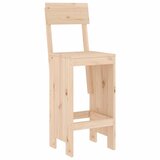  5-dijelni vrtni barski set od masivne borovine | shoptok.hr
