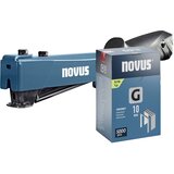 Novus Kladivni spenjalnik Tools J-044 set + 5000 ploščatih žičnih sponk - velik udarni spenjalnik za profesionalno uporabo - dolžina sponk 6 - 12 mm Tools 030-0465 udarni spenjalnik, (21507306) Cene