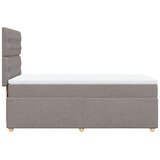  Krevet s oprugama i madracem smeđesivi 100 x 200 cm od tkanine | shoptok.hr