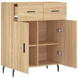  Komoda boja hrasta sonome 69,5x34x90 cm od konstruiranog drva Slike