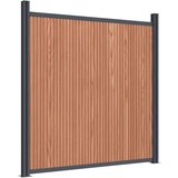 vidaXL Ograjni panel rjav 1564x186 cm WPC Cene