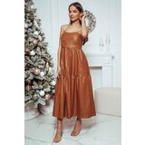 Beloved Ximena obleka camel | Shoptok.si