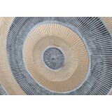 GINER Y COLOMER Vzglavje iz zlatega in rjavega MDF-ja 120 cm, (22147687) | Shoptok.si