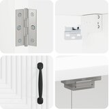 Kabinet za mete HAARLEM Bijela 52,5 x 10,5 x 53,5 cm | shoptok.hr