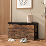  Klupa za cipele s sjedištem i 2 ladice, otoman klupa | shoptok.hr