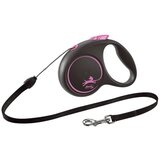 Flexi Povodac za pse Flexi BLACK DESIGN 5 m Roza Veličina S Cijene