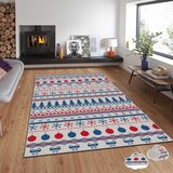 Conceptum Hypnose tepih s novogodišnjim motivima Asr-Crpt-98, Pravougaoni, 180 x 280 cm, Šareni | Eponuda.ba