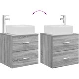  Umivaonik s policom Siva Sonoma 49,5 x 41 x 63 cm | shoptok.hr