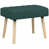  Klupa s utorima Tamnozelena 60 x 40 x 45 cm Tkanina | Eponuda.com