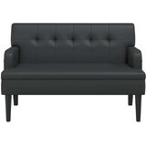  Klupa s naslonom crna 112x65,5x75 cm umjetna koža | shoptok.hr