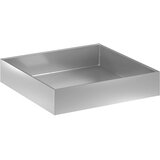  Vrtna saksija 2 kom. Srebrna 80 x 80 x 20 cm Pocinčani čelik | shoptok.hr