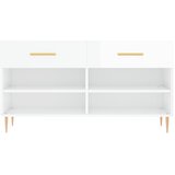  Klupa za cipele sjajna bijela 102x35x55 cm konstruirano drvo | Eponuda.ba