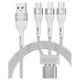 BAVIN kabl 18W 3 in 1 Micro, type-C, lightning siva - CB365 Cene