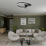 LED plafonsko svetlo LED/38W/230V + 1xGU10/30W u crnoj boji | Eponuda.com