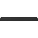  Prozorska klupčica Crno s drvenim uzorkom 80 x 35 x 4,5 cm PVC | shoptok.hr