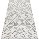 RugsX Preproge Preproga v videzu sisala FLAT 48731960 Kvadrati, 80x150 cm Bež | Shoptok.si