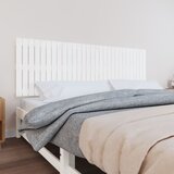 vidaXL Zidno uzglavlje bijelo 185x3x60 cm od masivne borovine Cijene