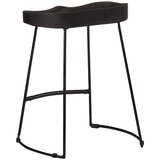  Barski stolci 2 kom crni 46x38x52 cm masivnog drva manga | shoptok.hr