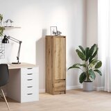 vidaXL Visoka omara artisan hrast 29,5x34x119,5 cm inženirski les Cene