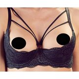 Cottelli naprsni naprsnik z naramnicami in tangicami (črna) - 80C/M | Shoptok.si