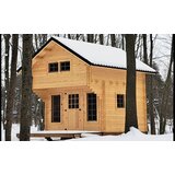 Male kuće Drvena vrtna kuća BUNKIE ALBERTA 355 × 325 cm sa šindrom | shoptok.hr