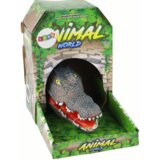 Krokodil Živalska Ročna Lutka Siva | Shoptok.si