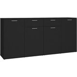 Maison Chic Komoda - Predalnik črna 160x36x75 cm iverna plošča, (21716367) Cene