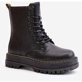 EVENTO Insulated ankle boots Workery made of eco leather with a zipper black Naléli | Eponuda.ba
