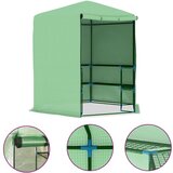 Furnova Rastlinjak s policami iz jekla 227x223 cm, (21948365) | Shoptok.si