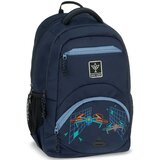Ars Una Airborne tamnoplava ergonomska školska torba, ruksak 33x45x24cm | shoptok.hr