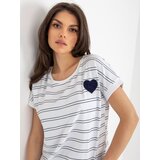 RELEVANCE Blouse-RV-BZ-8619.94-white-navy blue | Shoptok.si