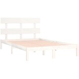  Okvir za krevet od masivnog drva bijeli 180 x 200 cm veliki | shoptok.hr