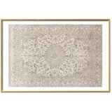  Plakat - Sand Carpet - Worn Persian Rug with Rich Ornamental Motifs 60x40 Zlatni okvir s margom | shoptok.hr