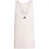 Adidas Funkcionalna majica 'Workout Stringer' pastelno roza / črna