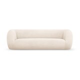 Cosmopolitan Design Kremno bela sedežna garnitura iz tkanine bouclé 230 cm Essen – | Shoptok.si