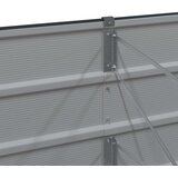  Sadilica Antracit 290 x 50 x 75 cm Cinkani čelik | shoptok.hr