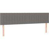  Uzglavlja 2 kom tamnosiva 80x5x78/88 cm od tkanine | shoptok.hr